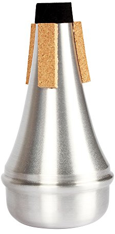 Trompeten Dämpfer, Trompetendämpfer, Straight Trompeten Dämpfer Aluminiumlegierung & Korkstreifen Schalldämpfer