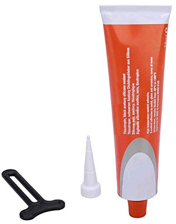 SPARES2GO Oven Glass Door Glue High Temperature Adhesive Heat Resistant Silicone Sealant