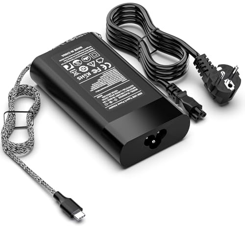 Shefor Cargador 65W USB C 20V para HP Spectre EliteBook