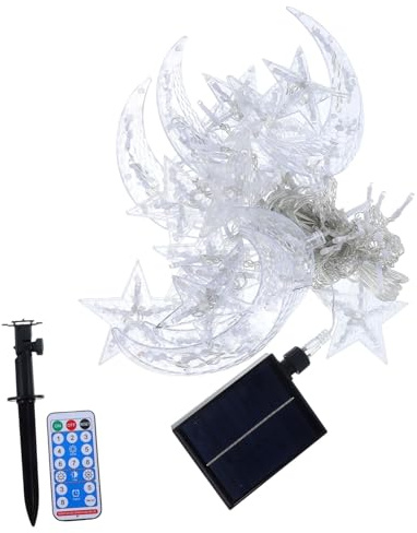 OSALADI Led Da Giardino Con Telecomando Stringa Decorativa Per Finestre e Cortine e Facile Da Installare Perfetta Per Feste e Decorazioni Esterne