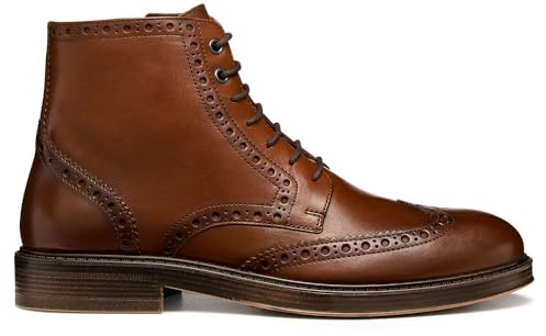 Geox Bottes U HENREYS pour homme, cognac, 43 EU, cognac, 43 EU