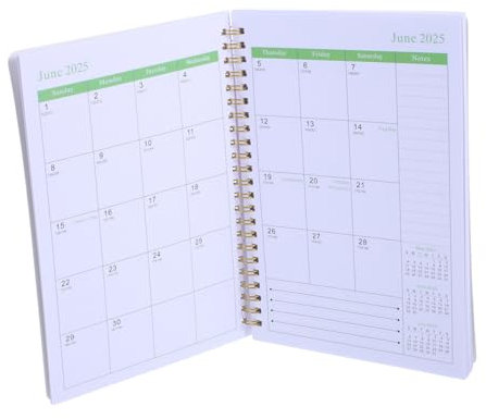 Operitacx Monatlicher Planer Notizbuch Für Studenten Und Berufstätige Akademischer Kalender Mit Für Aufgaben Und Notizen Stilvolle Organisation Für Büro Und