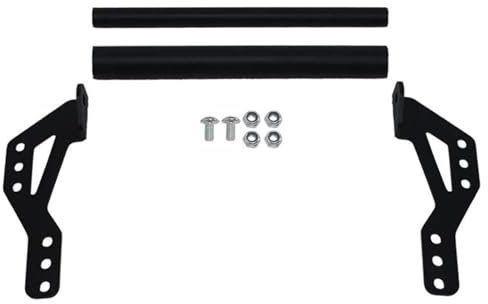 Soporte navegación Motocicleta Soporte De Placa De Navegación GPS Para Motocicleta 2022 Para SUZUKI DL650 Vstrom 650 XT 650XT V-strom DL 650 Soporte De Extensión Para Teléfono Teléfono GPS Soport(Negr