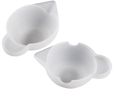 Joytey 40 mini misurini in silicone antiaderenti in resina epossidica, dispenser riutilizzabili in resina, tazze per miscelazione di colori, strumenti per armonia, per stampi, fusione, fai da te