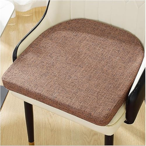 SDNAM 2/4/6er Set Sitzpolster Stuhl 45x45 Stuhlkissen U-förmiges Sitzkissen Indoor Outdoor Anti-Rutsch Kissen für Drinnen und Draußen, Garten, Küche, Café, Esszimmer(#3,45 * 45cm(2pcs))