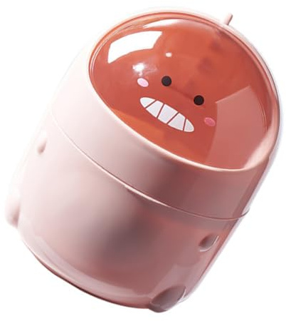 ARTSEWPLY Cestino Mini da Scrivania con Coperchio a Ribalta in PP Contenitore per Rifiuti Alimentari e Design Compatto per Ufficio e Casa