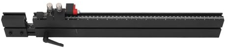 Jiawu Système de Clôture à Onglet de Scie de Table, Guide de Rainure en T en Alliage D'aluminium de Précision pour la Ligne Centrale de Traitement des Meubles 1.5 Pouces