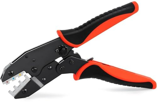 Pinza a cricchetto HS-125, terminali termorestringenti, strumento di crimpatura for collegamenti elettrici for terminali elettrici