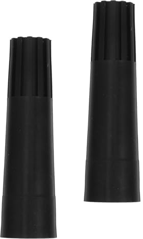 LALADEFIEE 2pcs Threaded Tip Replacement Handle Extender Attachment for American-style Extension Poles Plastic Broom Handle Adapter Compatible with Mop Broom Paint Roller and Duster Cleaning
