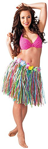 Boland - Hawaii-Rock, circa 80 cm, Bast-Rock, Beach-Party, Sommer, Kostüm, Karneval, Mottoparty