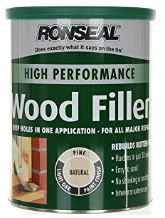 Ronseal 32287 High Performance Wood Filler Natural 1kg