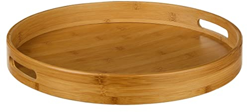 5five - vassoio rotondo in bambù 40 cm