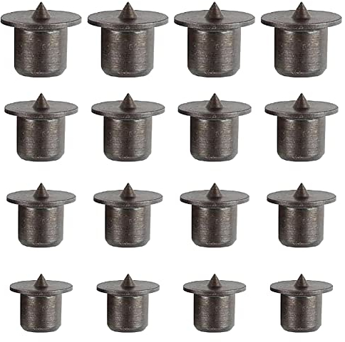 Set di tasselli per legno, Pin di Marcatura,Perno di Localizzazione Utensile,Perno Centrale di Localizzazione,Adatto per la Lavorazione del Legno,Cucina,Armadio 6mm 8mm 10mm 12mm 16 Pezzi Tokaneit