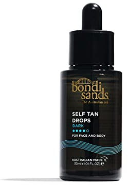 Bondi Sands - Self Tan Drops Dark - Selbstbräuner für Gesicht und Körper in Tropfen, individuell dosierbar, für eine intensive Bräune, 30ml