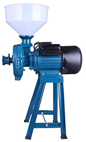 1500W Commercial Mill Grinder for Home Stores, Electric Grain Dry Feed Flour Milling Machine,Cereals Grinder with Funnel,Corn/Coffee/Wheat/Rice Grinder
