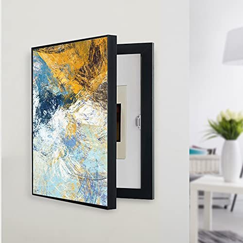 Verteilerkasten Dekorative Malerei, Hide Paintings Wanddekorationsabdeckung Stromzähler Zähler Moderne dekorative Abdeckung Elektrokasten Geeignet for Wohnzimmer Das Schlafzimmer Das Büro Das Büro,Wei