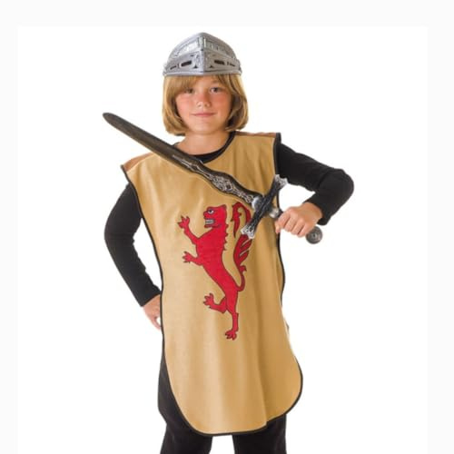 KarnevalsTeufel Kinderkostüm Hagen Überwurf Ritter Mittelalter Wappen Krieger in den Größen 104/116 bis 152/164 (104/116)