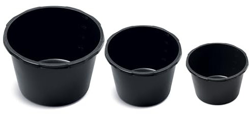 Round Sump Bucket Pond Pebble Pool Polypropylene Tub Garden Water Feature 45L 65L 90 Litres (65L - Medium)