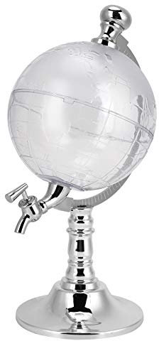 Leapiture Wine Dispenser Globe Shaped Beer Dispenser Beverage Pourer Container Stainless Steel Wine Dispenser Beer Beverage Dispenser Wine Decanter Dispenser for Bar