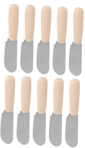 PRETYZOOM 3 Ensembles Spatule À Crème Outil De Cuisson Spatule À Beurre Couteau À Beurre Couteaux À Fromage De Cuisine Gadget De Cuisine Couteau À Beurre Plastique 10 Pièces * 3