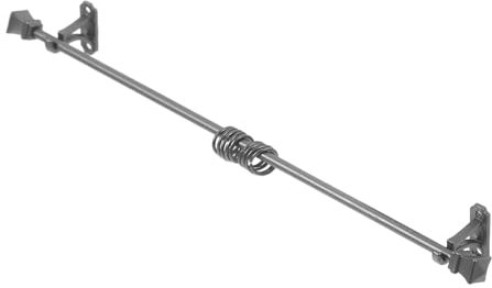 ibasenice 1 Juego Barra De Cortina De Casa De Muñecas Pañería Miniaturas Casas De Muñecas Muebles De Muñeca Barras De Cortina Decoración Juguetes Mini Ventana Equipo Puerta Aleación Black