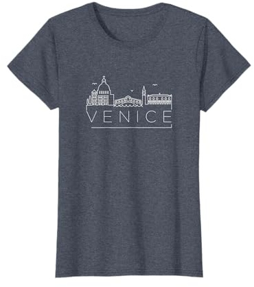 Venise Italie Art minimaliste, inspiré par son charme intemporel T-Shirt