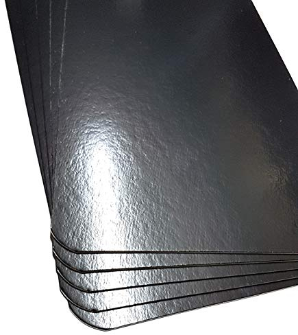 50x Lachsbretter 160 x 230 mm schwarz Lachs Trays zum einvakuumieren