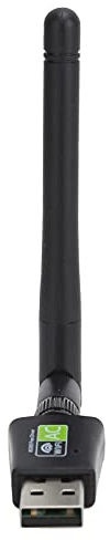 KIMISS Adaptador WiFi USB AC600 Mbps - Tarjeta de Red de Doble Banda 2,4 GHz/5 GHz para PC Portátil - Dongle Inalámbrico Portátil
