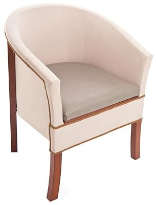 Luxury Bedroom Commode Chair, Hidden Toilet Chair for Home or Clinic Use, Discreet Bedside Commode with Bucket and Padded seat