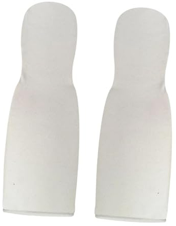 Ronyme Protectores de antebrazo y puños Combinados, Protectores de Sparring, Mangas Acolchadas y Ligeras para Kickboxing, y Artes Marciales, Blanco
