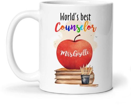 Multicolore Tazze Da Tè The World'S Best Counselor Tazza In Ceramica Particolari Ceramica Mugs Per Festa Tè Lavoro 330Ml
