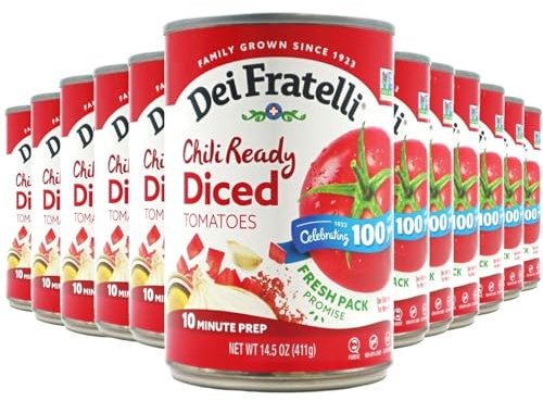 Dei Fratelli Chili Ready Diced Tomatoes (14.5 oz. cans; 12 pack) - 5th Generation Recipe