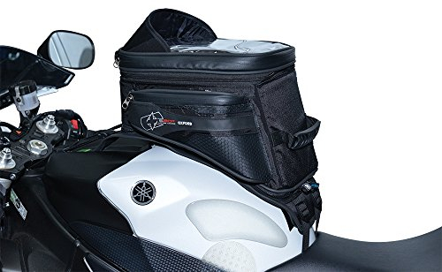 Oxford Tank Bag (S20R Adventure Motorcycle), OL231 Black Strap Mount, (20 L) US