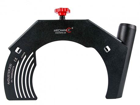 MECHANIC AirDUSTER 230 Absaughaube Staubabsaugung für Diamanttrennscheibe 230mm universell passend für Winkelschleifer