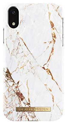 IDEAL OF SWEDEN Handyhülle für iPhone XR (Carrara Gold)