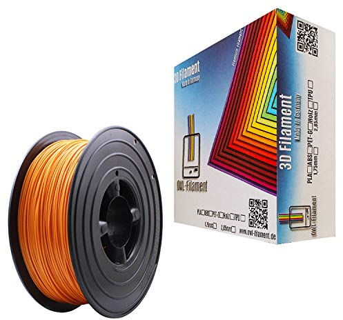 OWL-Filament 3D-Drucker PLA 1,75mm 1kg Spule Rolle (Orange)