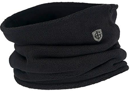 Island Green Mens 2023 Thermal Neck Warmer Snood - Black/Charcoal - One Size