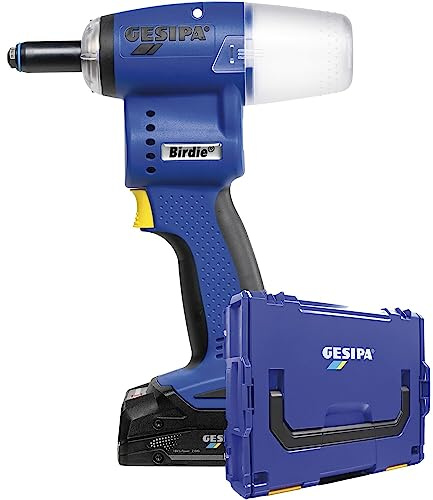 GESIPA Akku-Blindniet-Setzgerät Birdie CAS 18 V / 1 x 2,0 Ah Li-Ion im Systainer