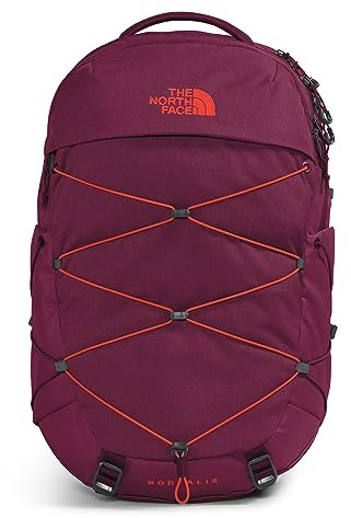 THE NORTH FACE Zaino da donna Borealis Commuter per laptop, Boysenberry Light Heather/Fiery Red, Taglia unica, Borealis Donna