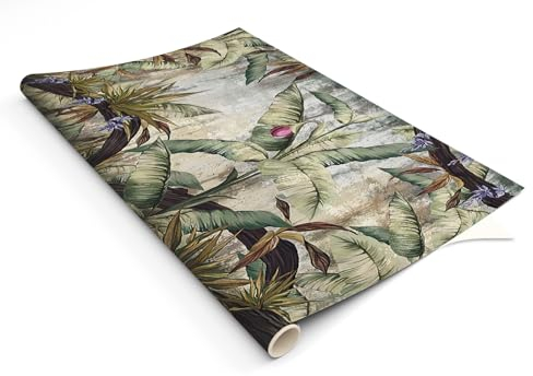 HUBDECO - Klebefolie für Möbel - Dekor Möbelfolie - Folie für Möbel - Möbelfolie Selbstklebend - Türfolien - Klebefolie Küchenfronten - Matt - 120x60 cm - Modell 1