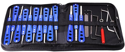Kit de crochetage de serrure 20 en 1 HH, outils de serrurier de porte, outil de serrurier rapide