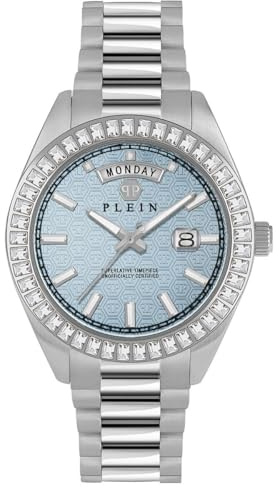 Philipp Plein Herren Analog Quarz Armbanduhr Date Superlative Gent