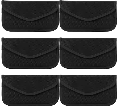 6 Stück Faraday-Tasche für Handy, Autoschlüssel & Schlüsselanhänger
