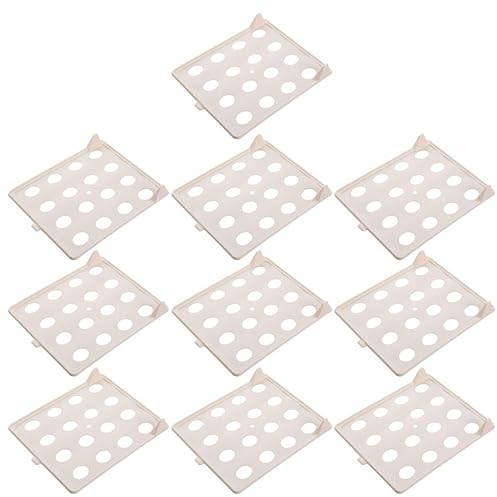 Panneau organisateur de placard T-shirt dossier à vêtements support de rangement pour vêtements anti-rides Beige 10 pièces T-shirt dossier à vêtements supports de rangement pour vêtements anti-rides