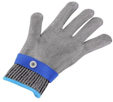 Grcfumo Schnittfester Schutzhandschuh, schnittfester Handschuh, Metzger-Baumwollhandschuh zum Fleischschneiden, Holzschnitzen