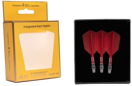 CUESOUL ROST T19 Integrierter Dartschaft und Flight Slim Shape, 3er-Set