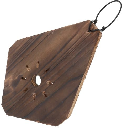 MERRYHAPY Planteur Mural pour Staghorn Support Vertical pour Plantes Intérieur Adapté Aux Orchidees Et Installation Facile Et Carbonisé