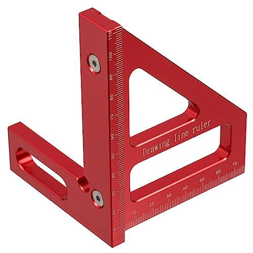 45 Degree 90 Degree Triangle Measuring Tool for Woodworking Layout