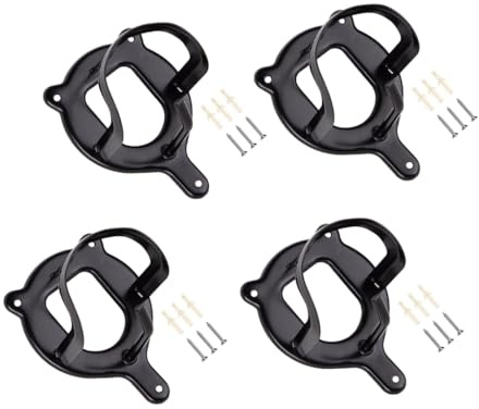 Aurgiarme 4pack Metal Stable Hook Rusts Resistant Horse Bridle Holder Heavy Load Capacity for Stable Tacks Storage