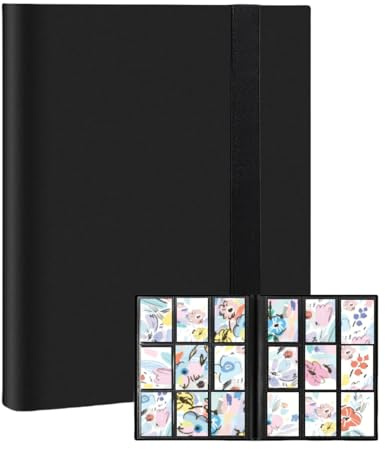 Raccoglitore per carte da collezione, 9 tasche, per carte collezionabili, organizer per album da collezione, hobbisti, collezionisti, viaggi, casa, studio, bambini, donne, uomini
